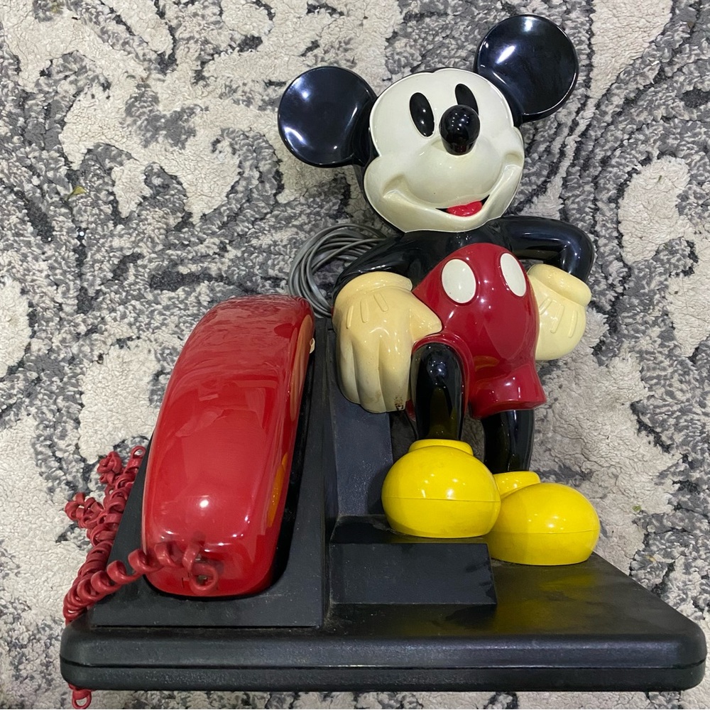 Vintage Mickey Mouse 🐭 Dial Phone